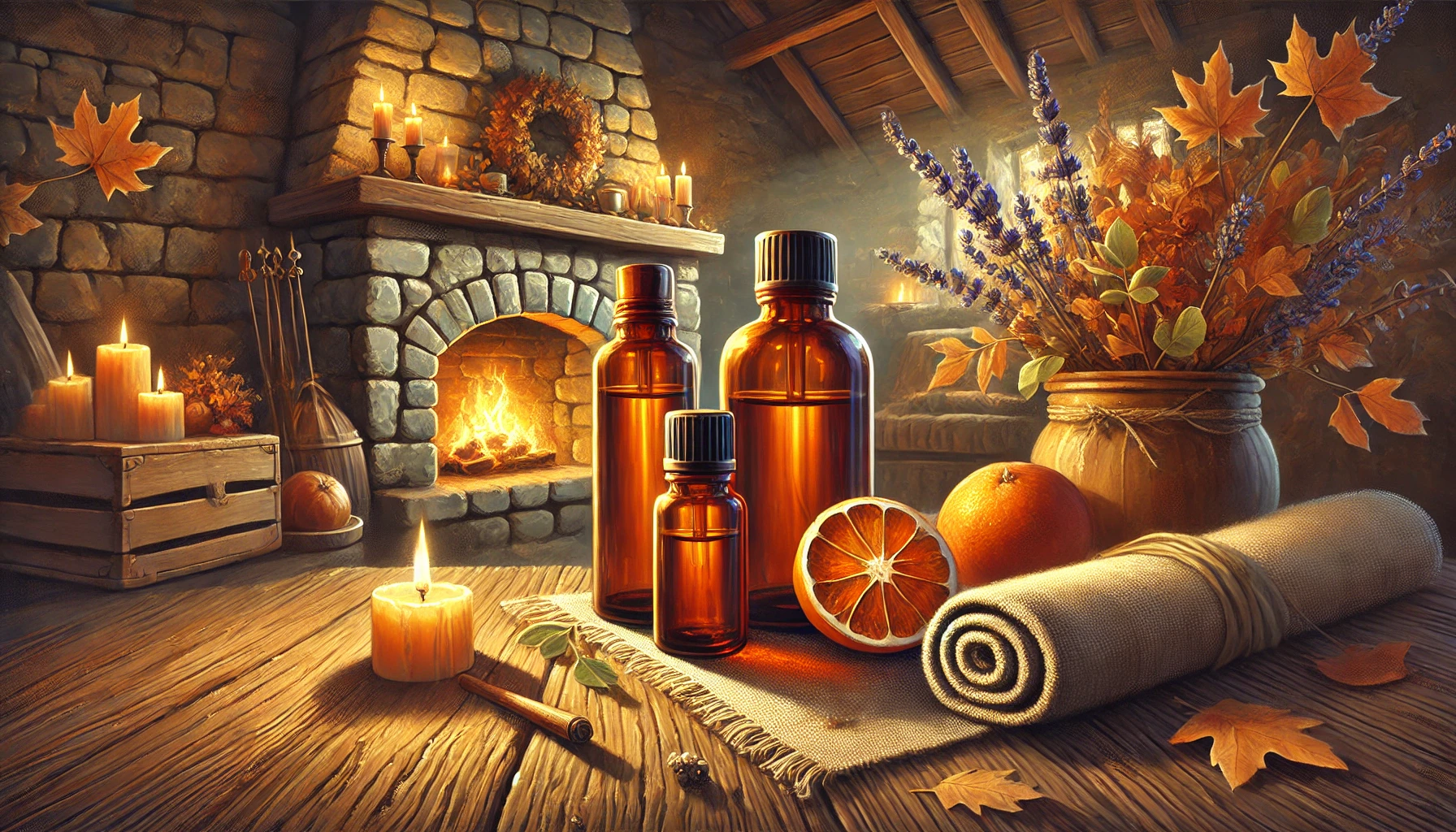 Huiles essentielles automnales